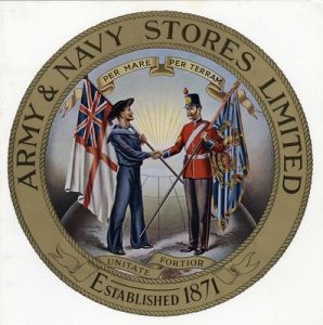 Escudo de Army and Navy Stores.