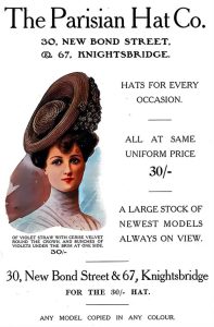 Anuncio de prensa de The Parisian Hat Co.