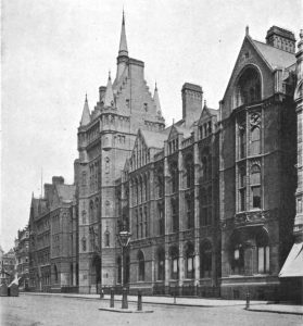 Prudential Society a principios del siglo XX. Postal de la época.