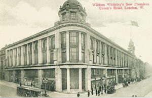 Whiteley's en Queens Road en 1924. Postal de la época.