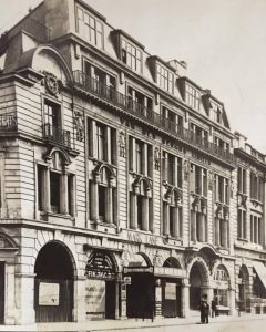 Mark Lane Underground Station in 1908. Image from the London Transport Museum.