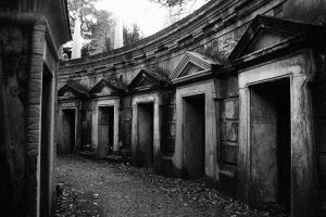 Panteones de Highgate Cemetery en la actualidad.