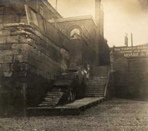 Wapping Dock Stairs hacia 1910. Imagen procedente del London Transport Museum. 