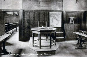 Head Master's Room hacia 1920. Postal de la época. 