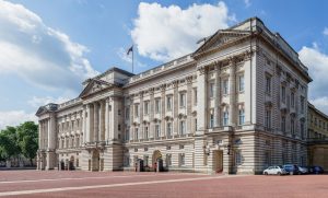 Buckingham Palace today. Image from Wikipedia.