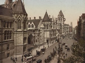 Royal Courts of Justice en 1890. Imagen procedente del Library of Congress Archive.