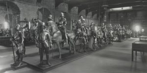 Interior de Tower of London hacia 1930. Fotografía de George Davison Reid procedente del London Museum.