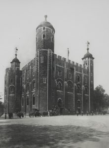 Tower of London hacia 1930. Fotografía de George Davison Reid procedente del London Museum.