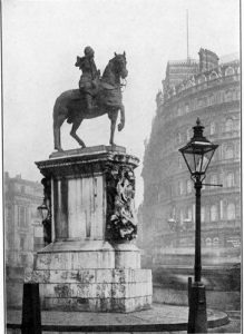 Estatua de Charles I. Imagen procedente de «The Museum Journal» (Vol XIII, nº4).
