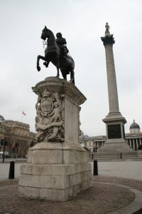 Estatua de Charles I en la actualidad.