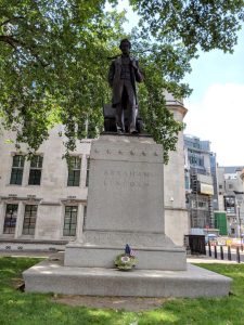 Estatua de Abraham Lincoln en la actualidad.