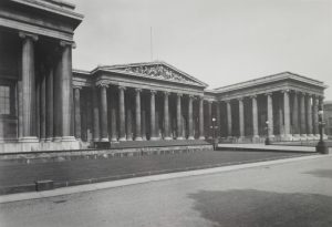 British Musum hacia 1920. Fotografía de George Davison Reid procedente del London Museum.