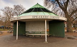 Speakers' Corner en la actualidad.