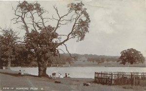 Richmond Park a principios del siglo XX. Postal de la época.