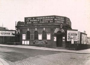 Kensal Rise Station en 1933. Imagen procedente del London Transport Museum.