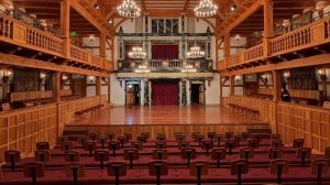 Réplica del Blackfriars Theater en Staunton, Virginia, Estados Unidos.