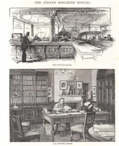 Interior de las oficinas según un artículo de «The Strand Magazine», Vol.4, julio-diciembre de 1892.
