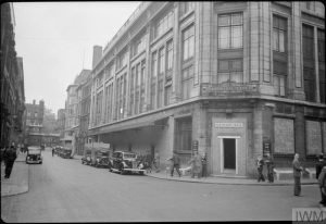 Edificio en 1944. Imagen procedente de IWM.